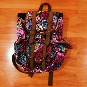 floral backpack